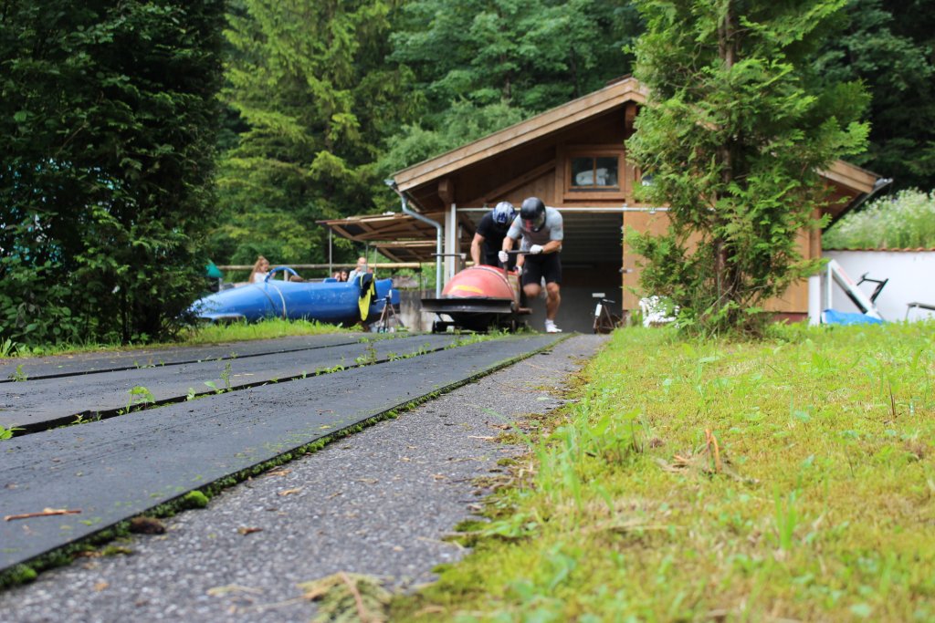 Einbau sanitärer Anlagen an der Bob-Anschubbahn in Ohlstadt